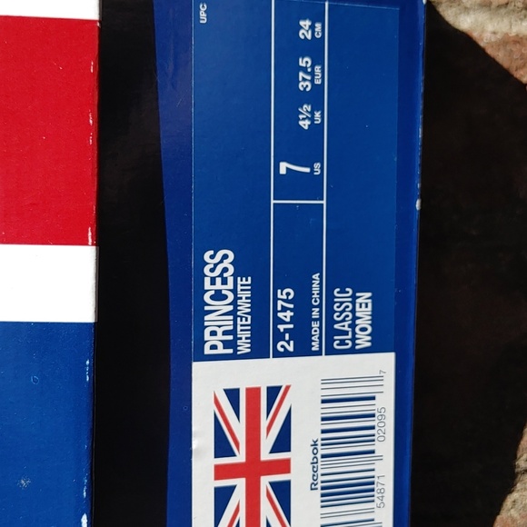 Reebok Classic White Princess Sneakers Size 7 (1316) - Picture 8 of 8